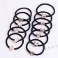 New  Hair Accessories Tie For Women Black Elastic Hair Rubber Bands  Lovely  Girls Hair Ropes Ponytail Holder Tie Gums32785910985