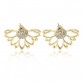  Fashion  Jewelry Accessories  New Romantic Love Earrings Gold and Silver Stud Earring Women's Fashion  