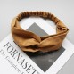 New Hair Bands Fashion  Accessories  Spring Suede Soft Solid  Color Headbands Vintage Cross Knot Elastic Hairbands32860994095