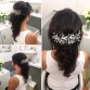 Headdress For Bride Handmade Wedding Crown Floral Pearl Hair Accessories32860903126