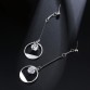 Great Gifts  Women Girl Fashion Earrings  Crystal Heart Long Pendant Drop Earrings  Jewelry Accessories32932867847