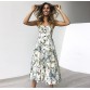 Fun Summer Dress Boho Pockets Sleeveless Sunflower Pleated Backless32855626892