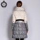   Winter High Quality Coat Women  Long Plus Size Down Padded Jacket 