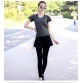 Compression Women Yoga Pants Sports Workout Tights Fitness Running leggins Jogging Trousers Gym Slim Pants Leggings with Skirt
